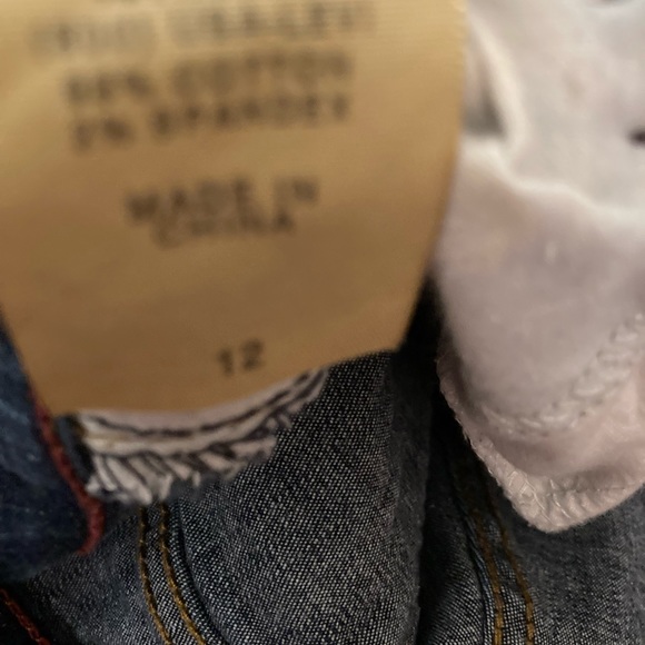 EUC Levi Cut-off Shorts Perfectly Slimming 548 Size 12 - Picture 9 of 9